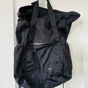 Black Nylon unisex's Backpack